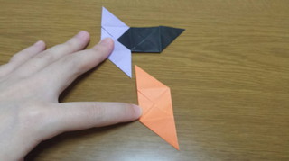 両三角錐の作り方3-1